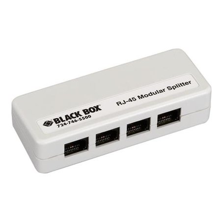 BLACK BOX NETWORK SERVICES Black Box Network Services FM800-R2 RJ-45 5-Position Modular Splitter; 8 x 8 Unshielded - A Pinning FM800-R2